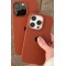 Чехол Silicone case с открытой камерой для iPhone SE 2020/2022 Brown (37)