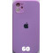 Чохол Silicone case із закритою камерою на iPhone 15+ Mauve #60