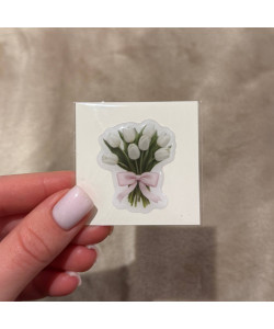 Об'ємний 3D стікер - Букетик (53)