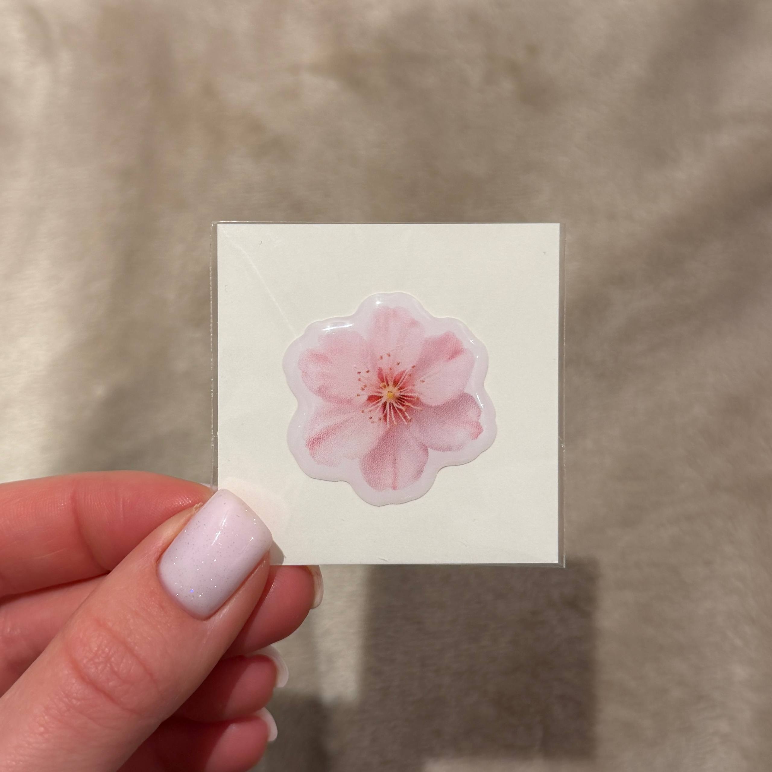 Объемный 3D стикер - Цветок (52)