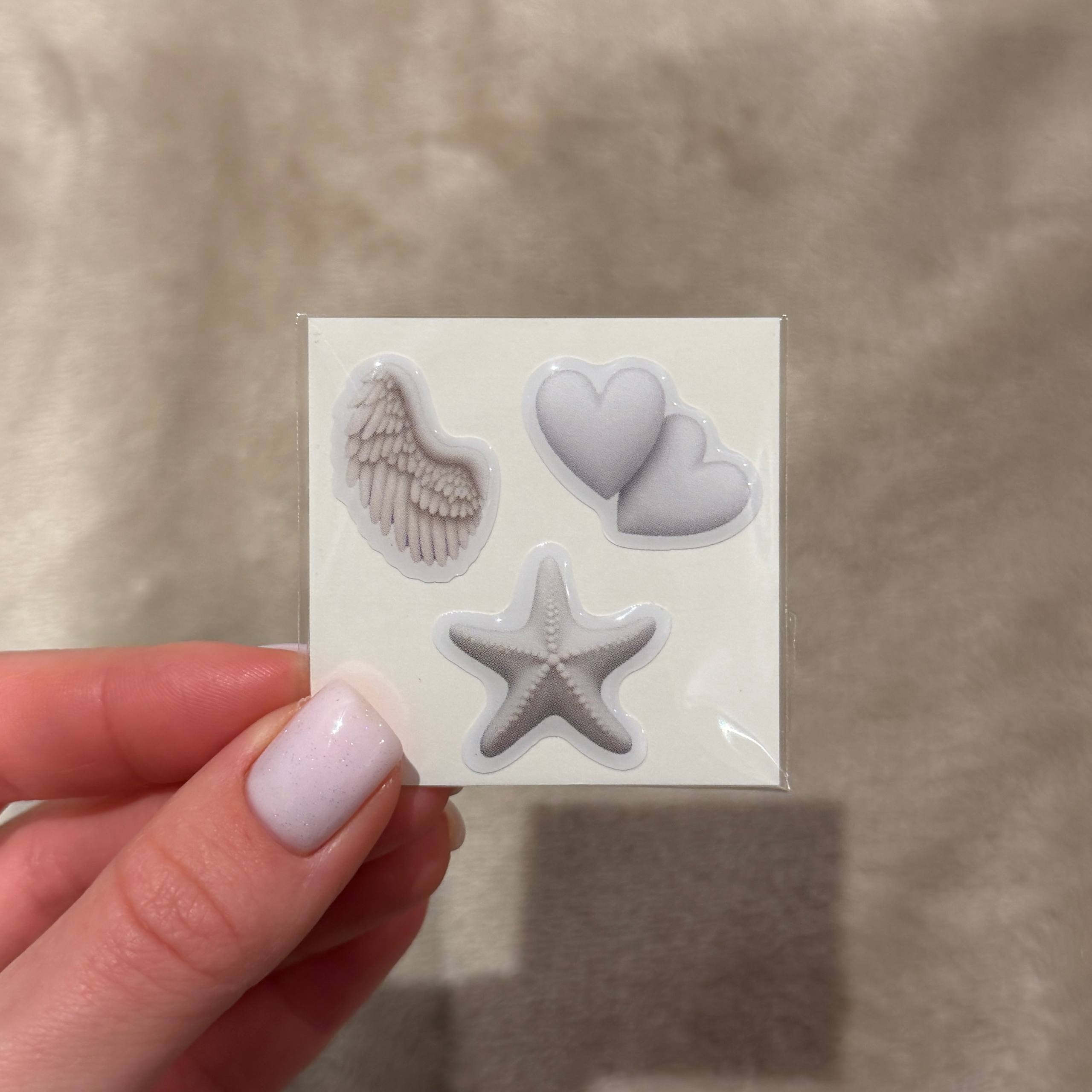 Об'ємний 3D стікер - Mini White (54)