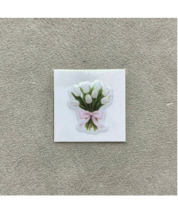 Об'ємний 3D стікер - Букетик (53)