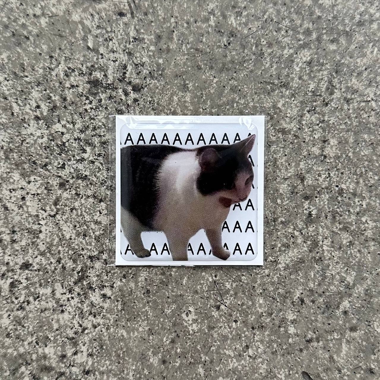 Объемный 3D стикер - AAAAAAAAAAAAA (09)