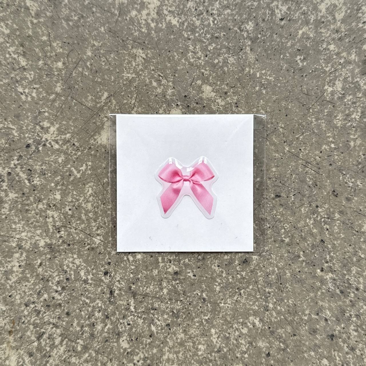 Об'ємний 3D стікер - Бантик (33)