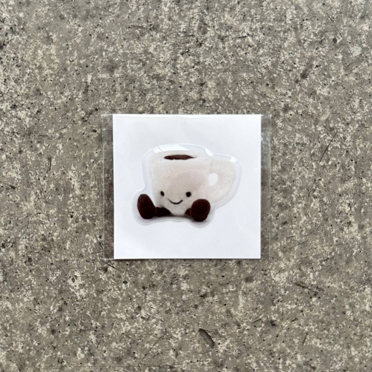 Об'ємний 3D стікер - Чашечка (43)