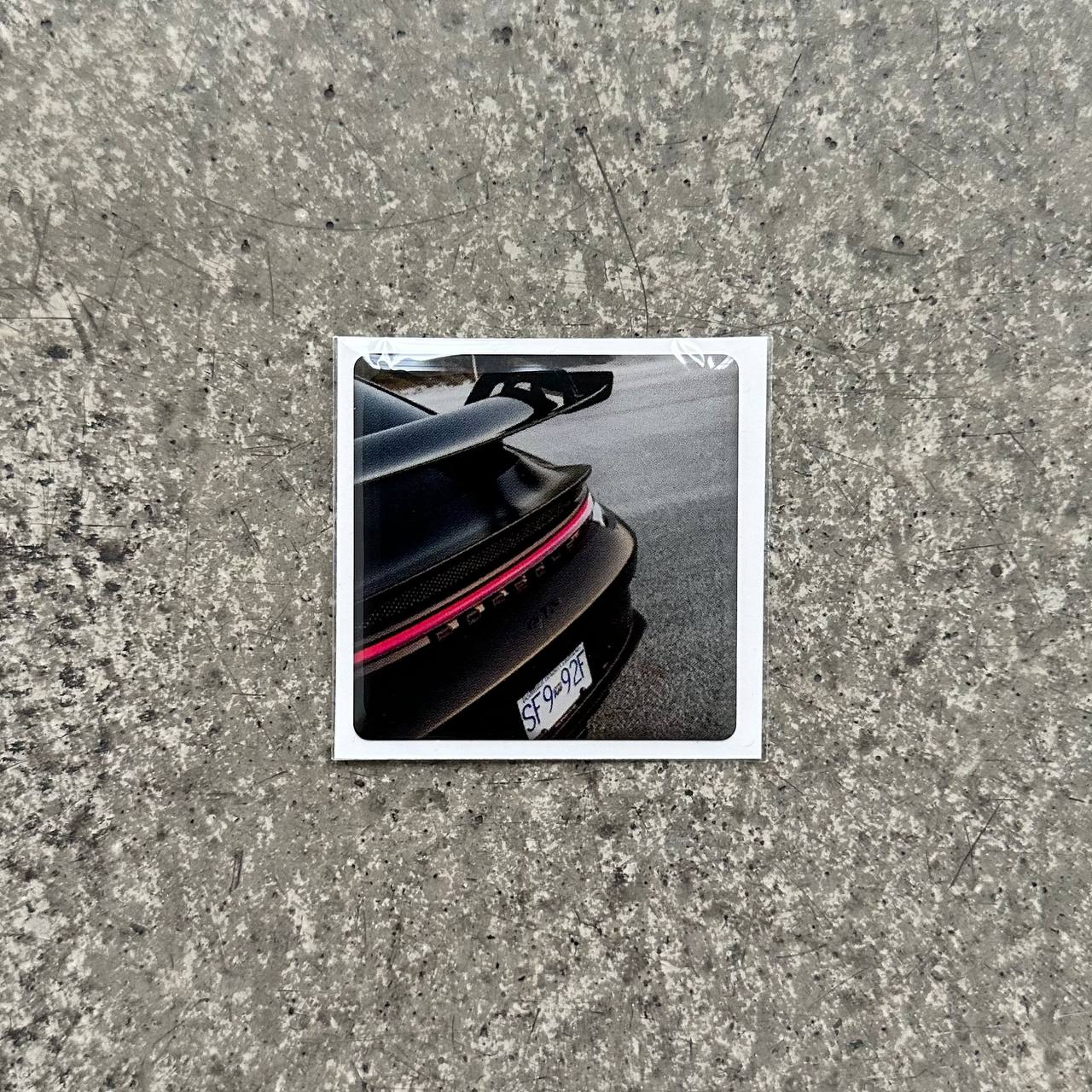 Объемный 3D стикер - Porsche (31)