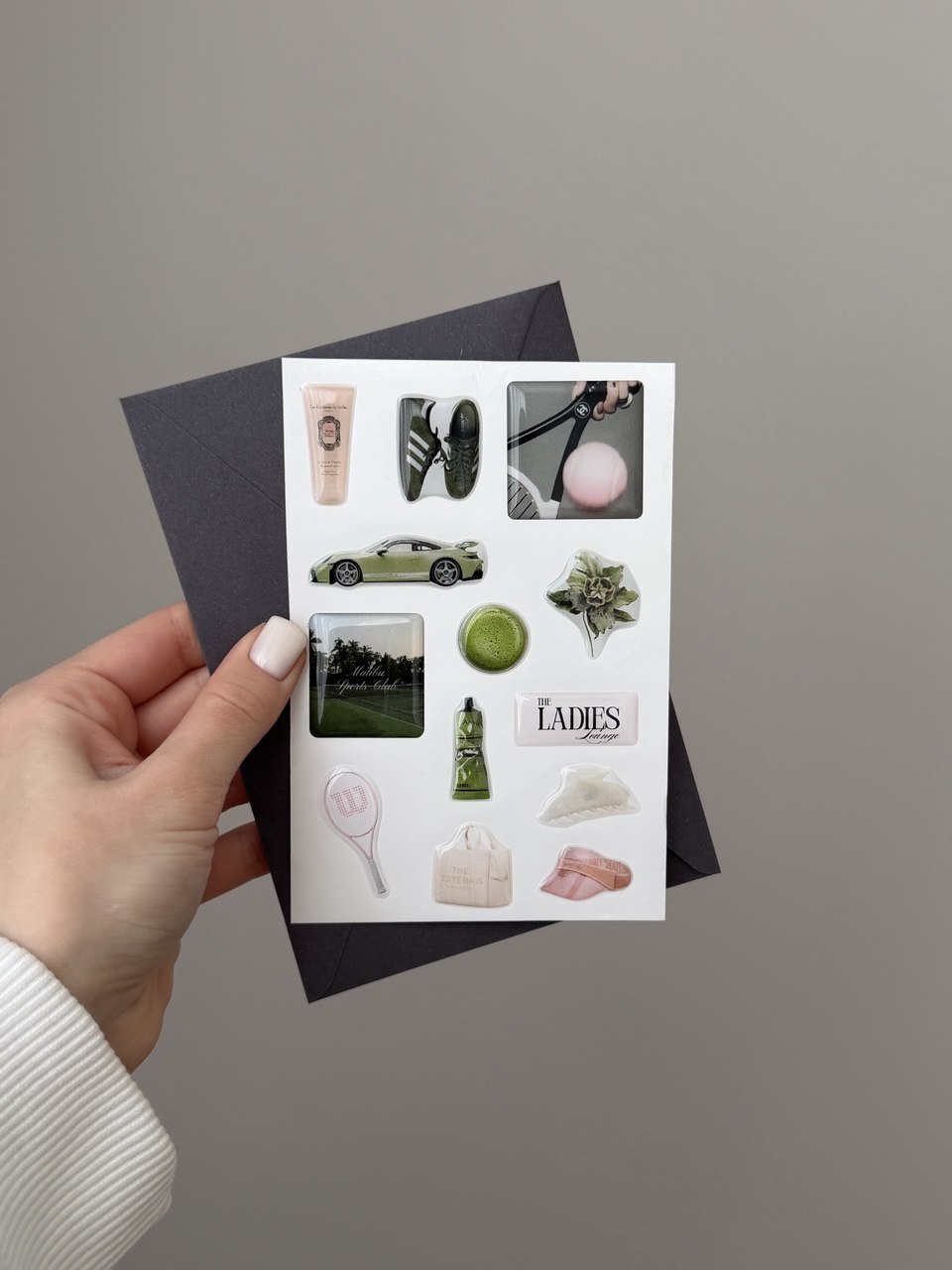 Объемный 3D стикерпак "Malibu"