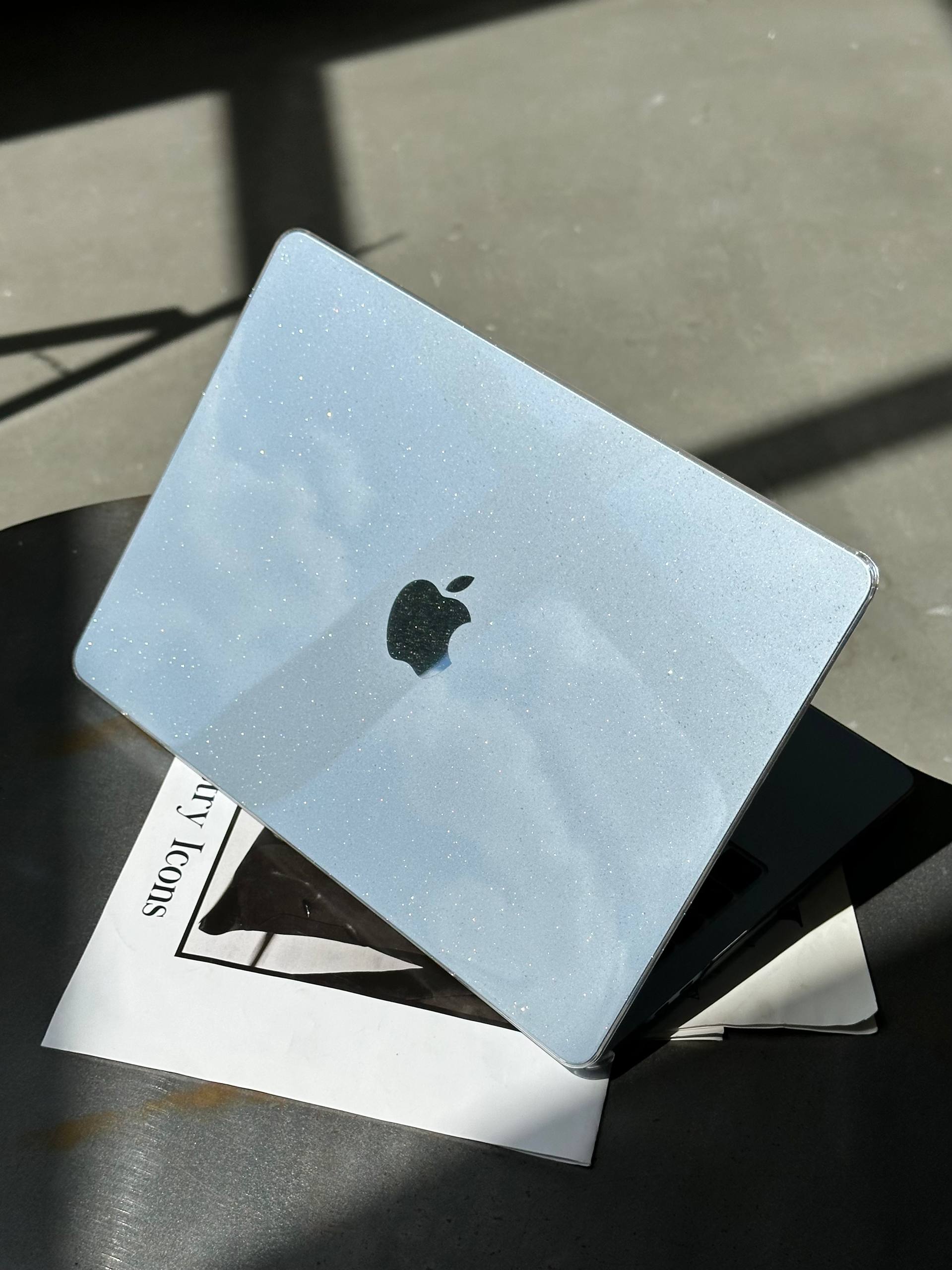 Чохол-накладка HardShell з блискітками на MacBook Air 13.3