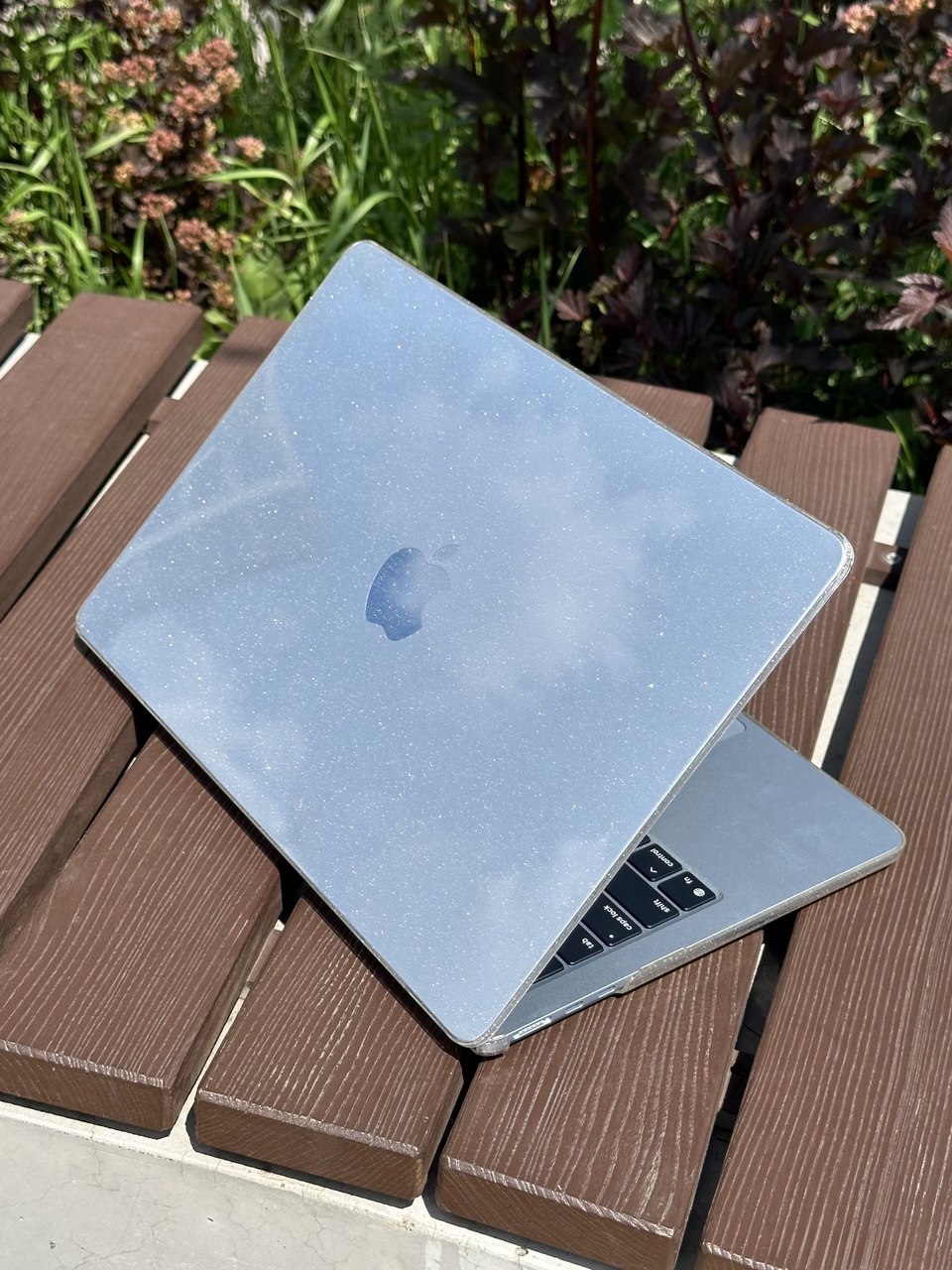 Чохол-накладка HardShell з блискітками на MacBook Pro 16
