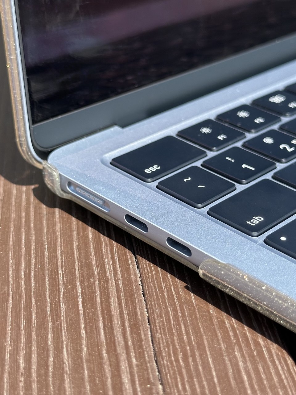Чохол-накладка HardShell з блискітками на MacBook Pro 13