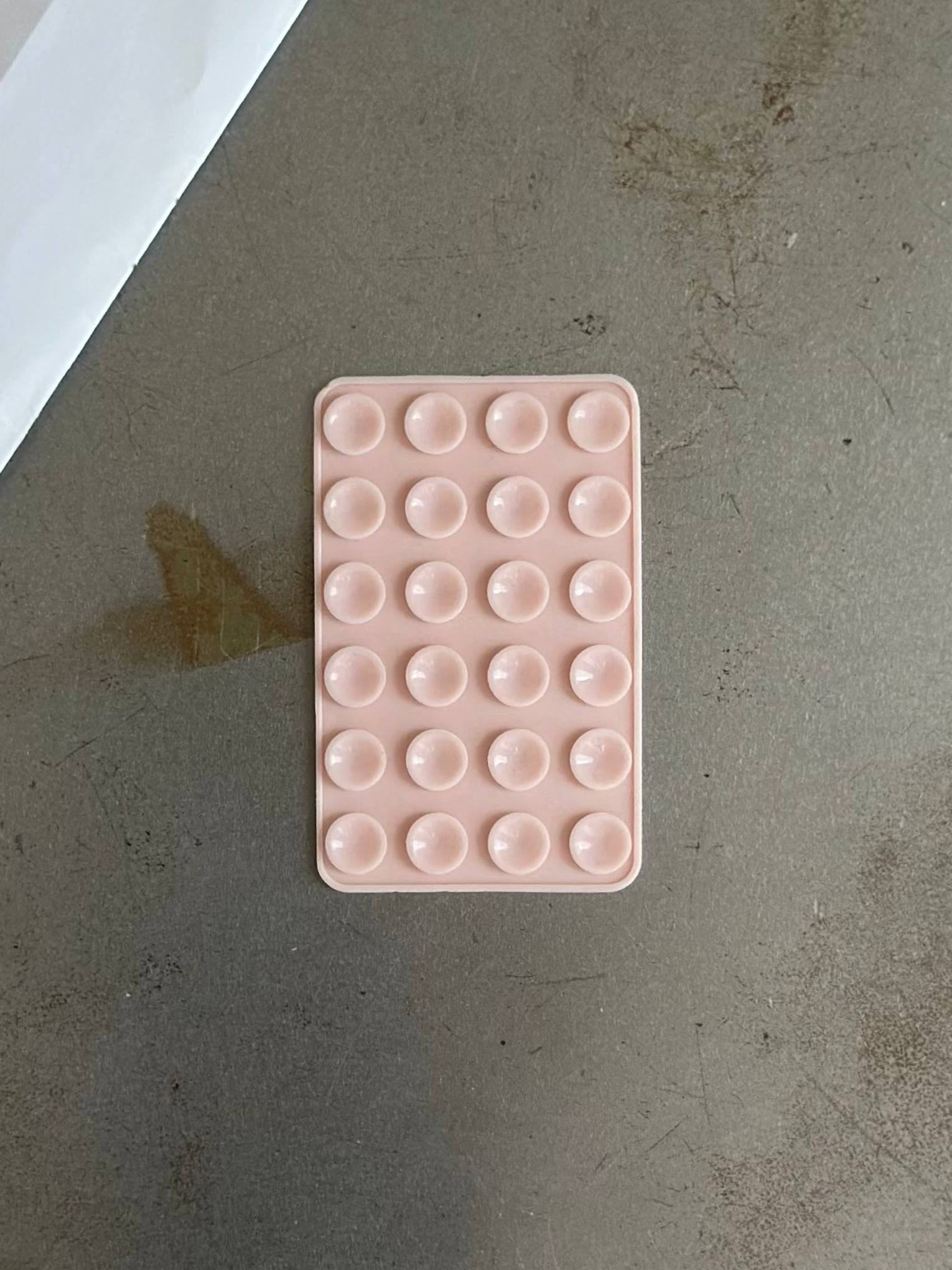 Тримач ліппер з присосками односторонній Chalk pink (03)