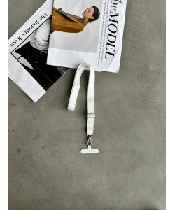 Стрічка Сrossbody для телефону White