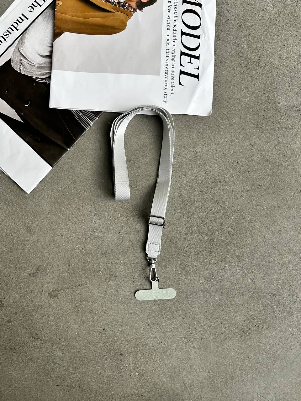 Стрічка Сrossbody для телефону Light Grey