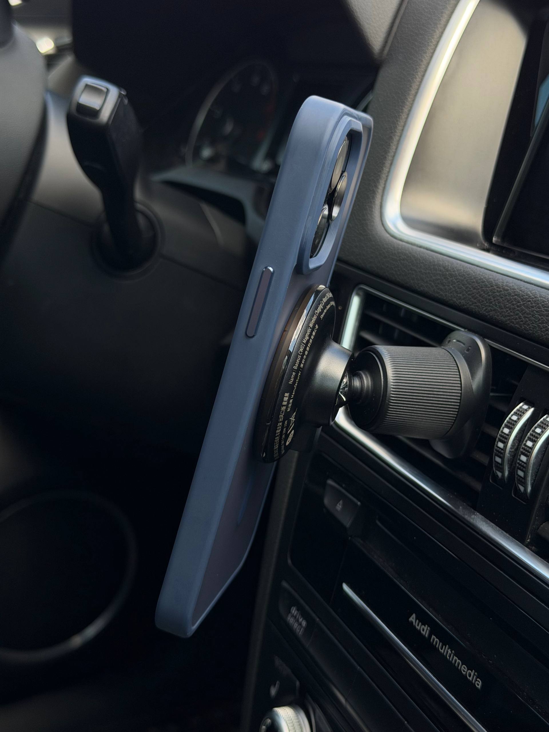 Автомобільний тримач з MagSafe Baseus CW01 15W