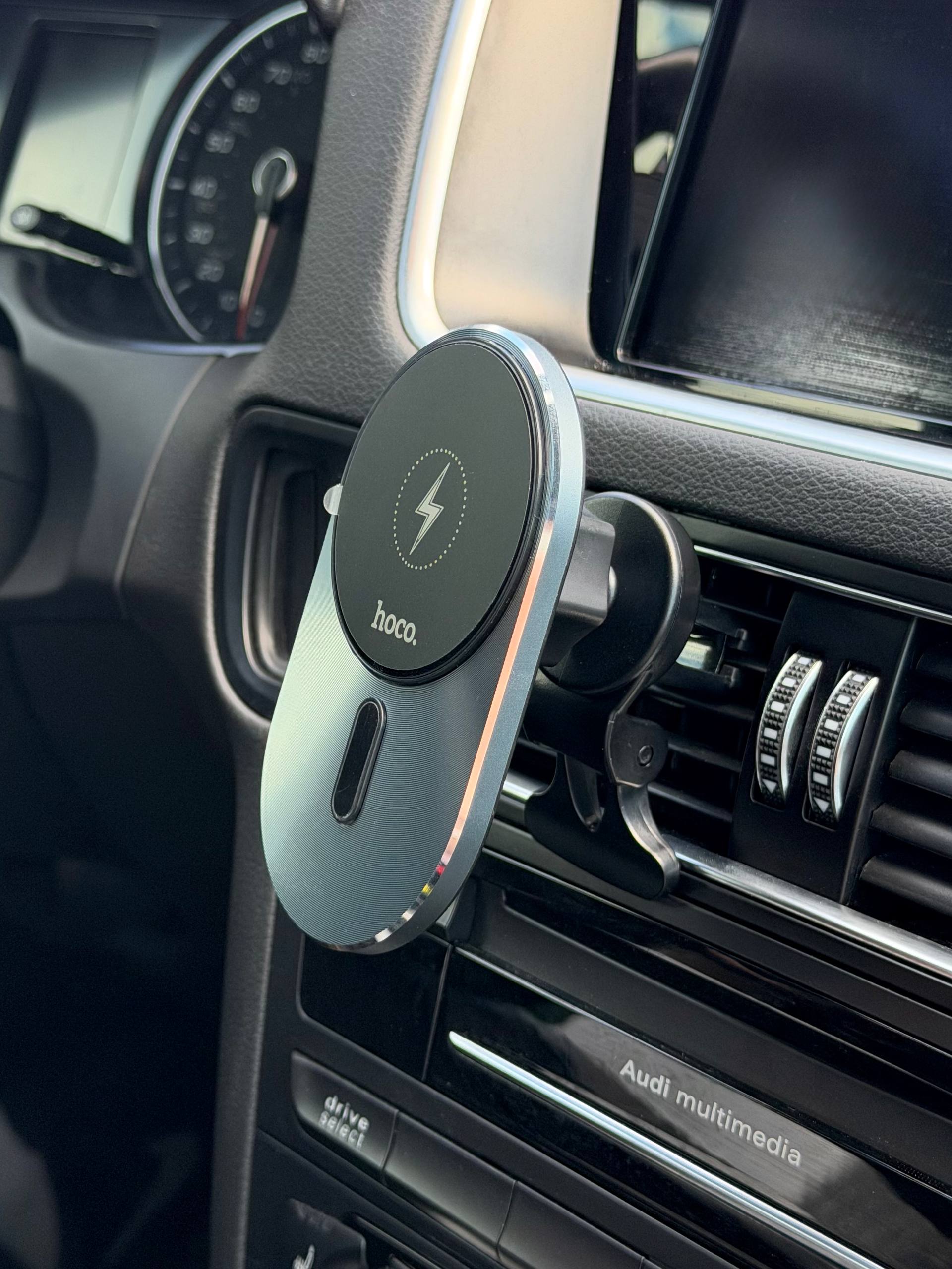 Автомобільний тримач з MagSafe Hoco CA91 15W