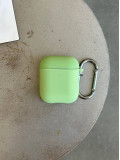 Чохол на AirPods 1/2 із мікрофіброю та карабіном Mint Gum (04)