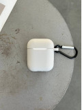 Чохол на AirPods 1/2 силіконовий із карабіном Stone (04)