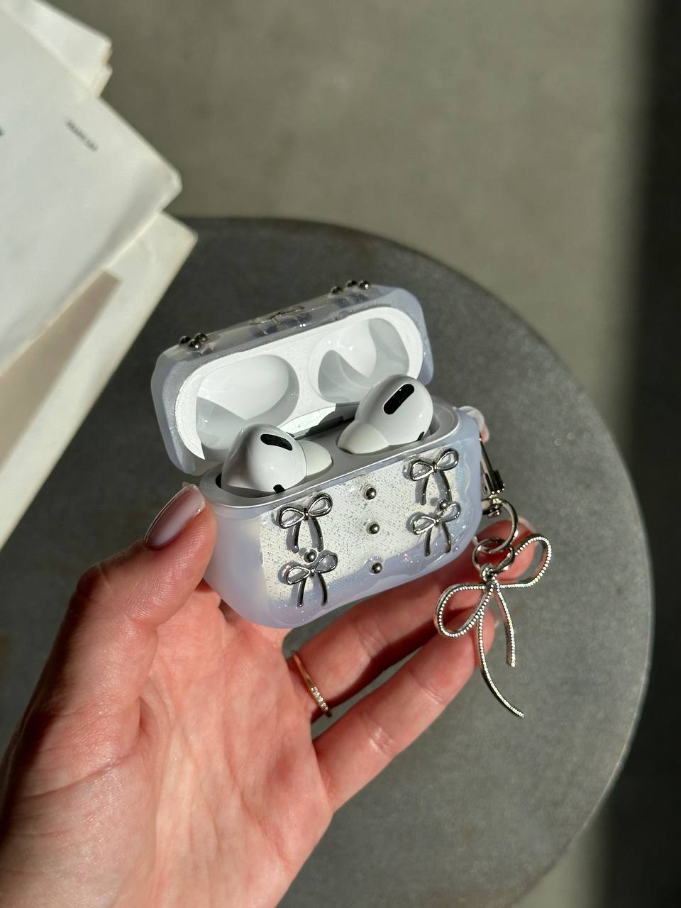 Чохол на AirPods 3 Bow Case з бантиками