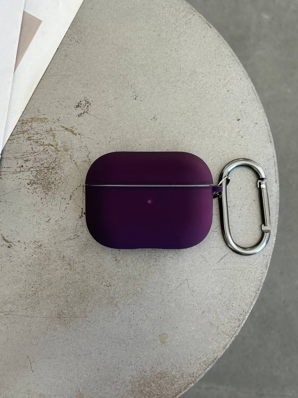 Чохол на AirPods Pro 2 із мікрофіброю та карабіном Elderberry (25)