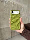 Чохол матовий хвилястий Wave Case на iPhone 17 Air Green (09)