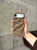 Чохол матовий хвилястий Wave Case на iPhone 17 Air Milk Chocolate (05)