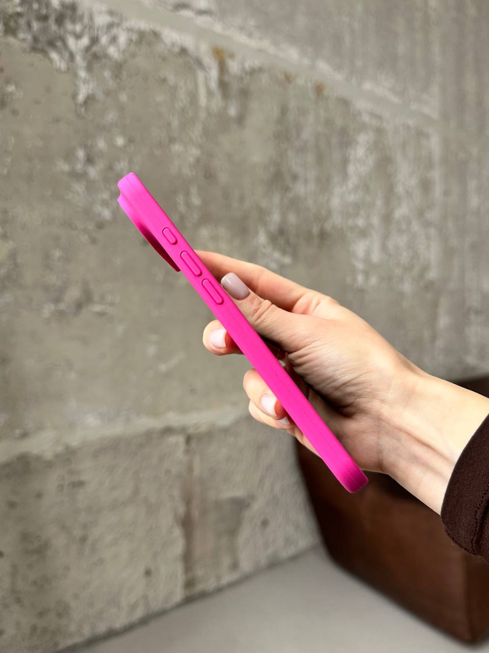 Чохол Silicone case з відкритою камерою на iPhone 17 Air Dragon Fruit (13)