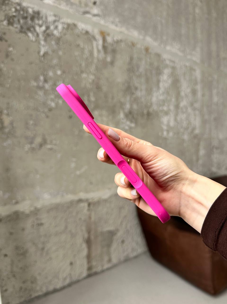 Чохол Silicone case з відкритою камерою на iPhone 17 Air Dragon Fruit (13)