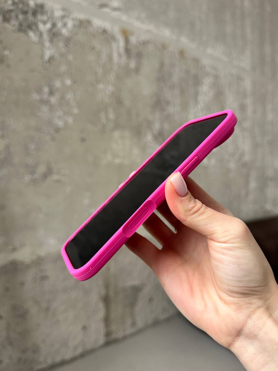 Чохол Silicone case з відкритою камерою на iPhone 17 Air Dragon Fruit (13)