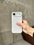 Чохол Silicone case з відкритою камерою на iPhone 17 Air White (03)