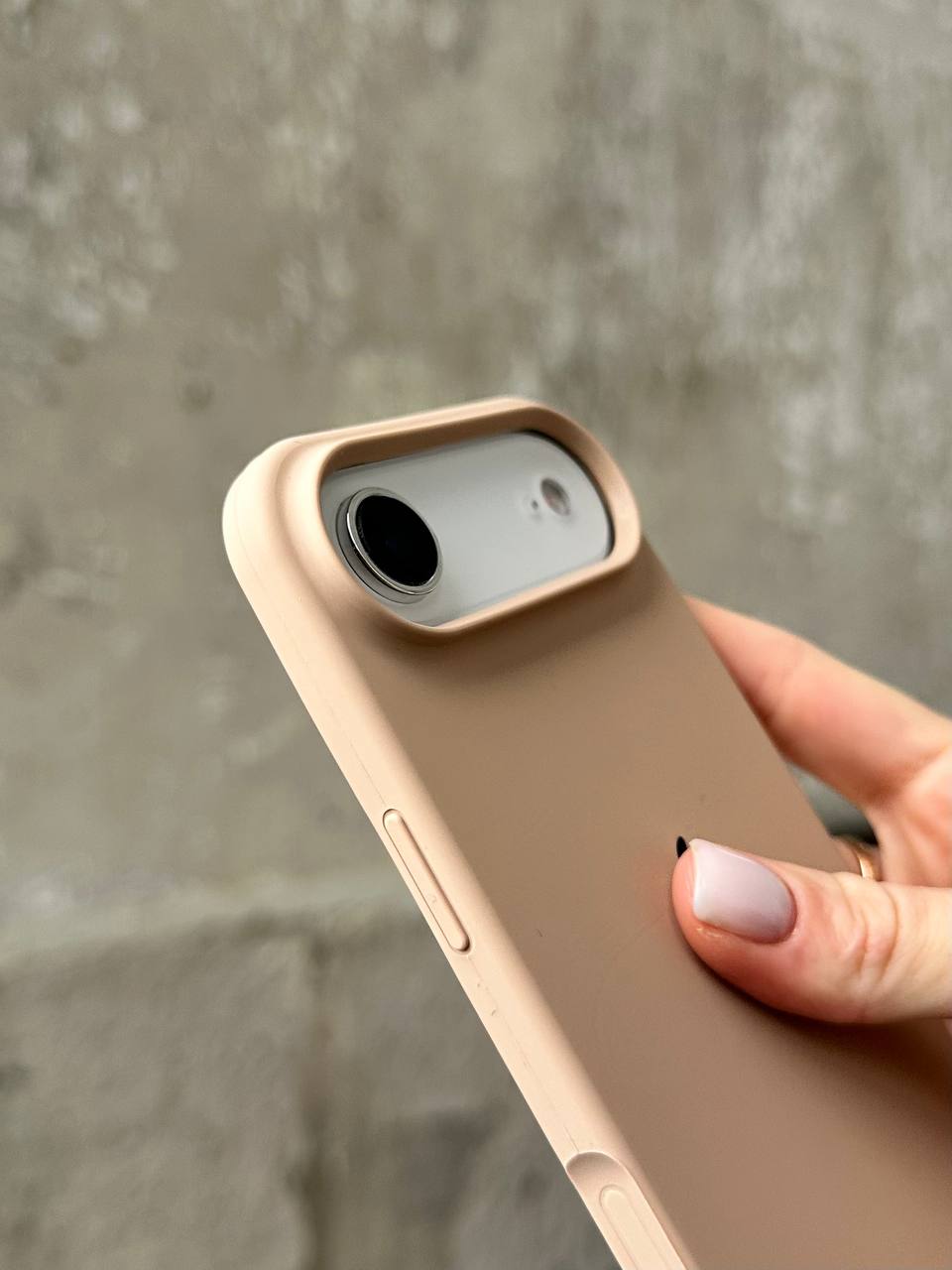 Чохол Silicone case з відкритою камерою на iPhone 17 Air Desert (44)