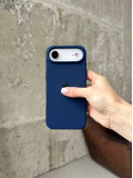 Чохол Silicone case з відкритою камерою на iPhone 17 Air Deep Navy (30)