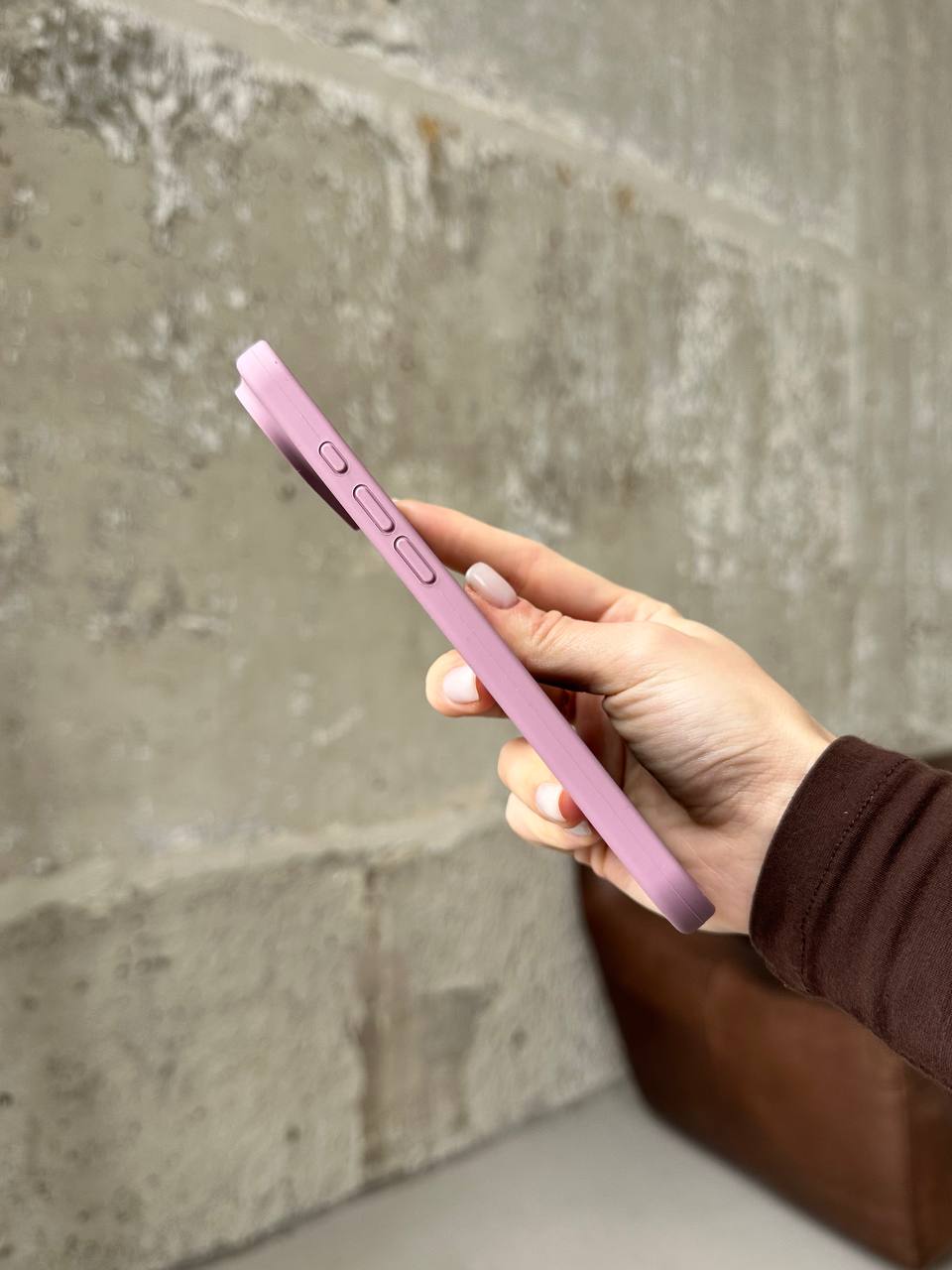 Чохол Silicone case з відкритою камерою на iPhone 17 Air Blueberry (20)