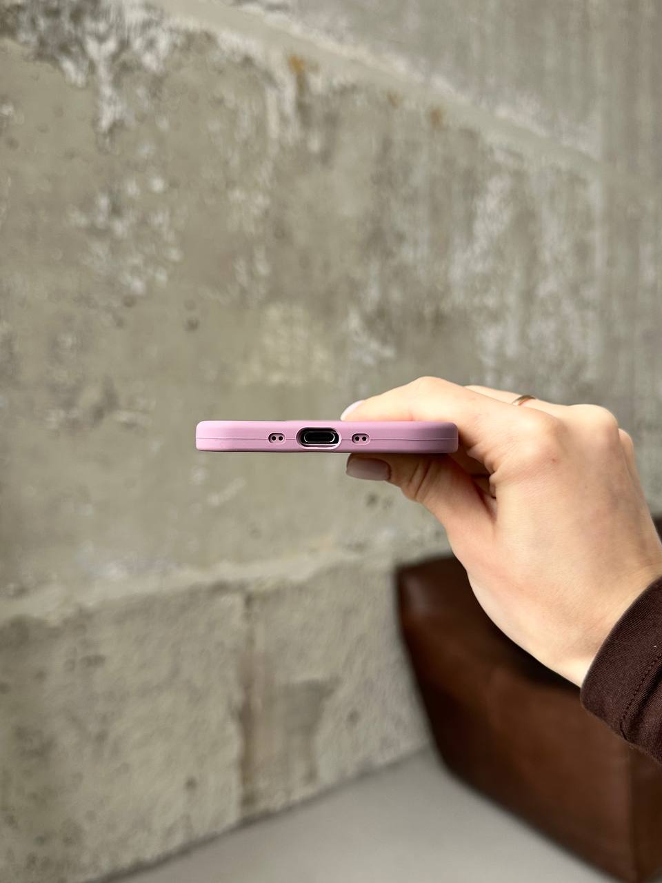 Чохол Silicone case з відкритою камерою на iPhone 17 Air Blueberry (20)