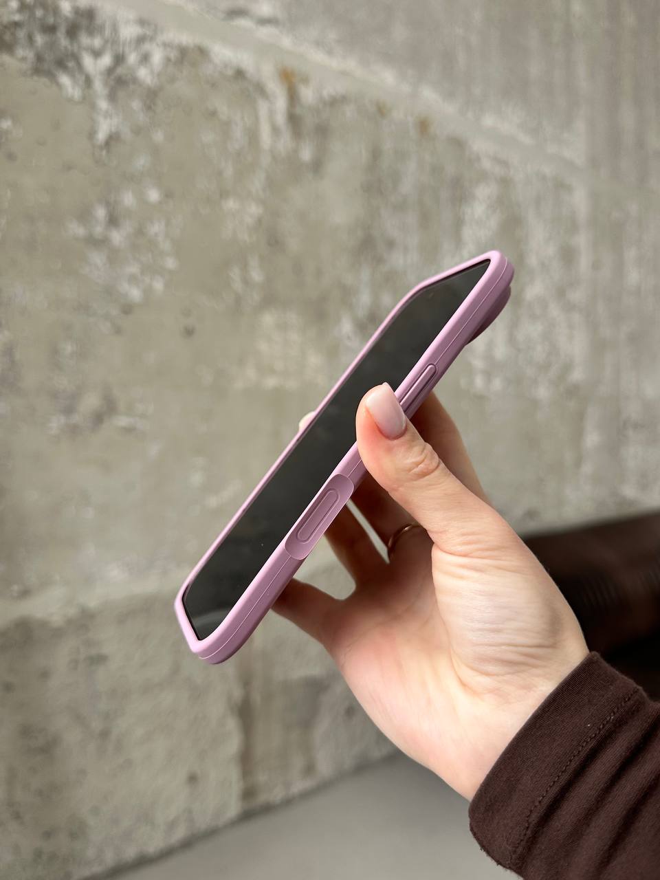 Чохол Silicone case з відкритою камерою на iPhone 17 Air Blueberry (20)