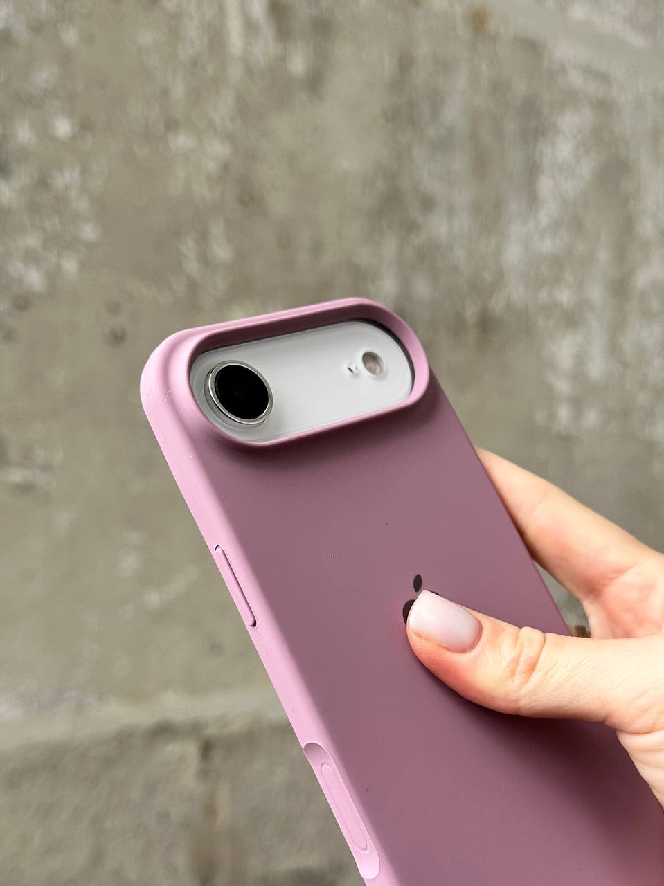 Чохол Silicone case з відкритою камерою на iPhone 17 Air Blueberry (20)