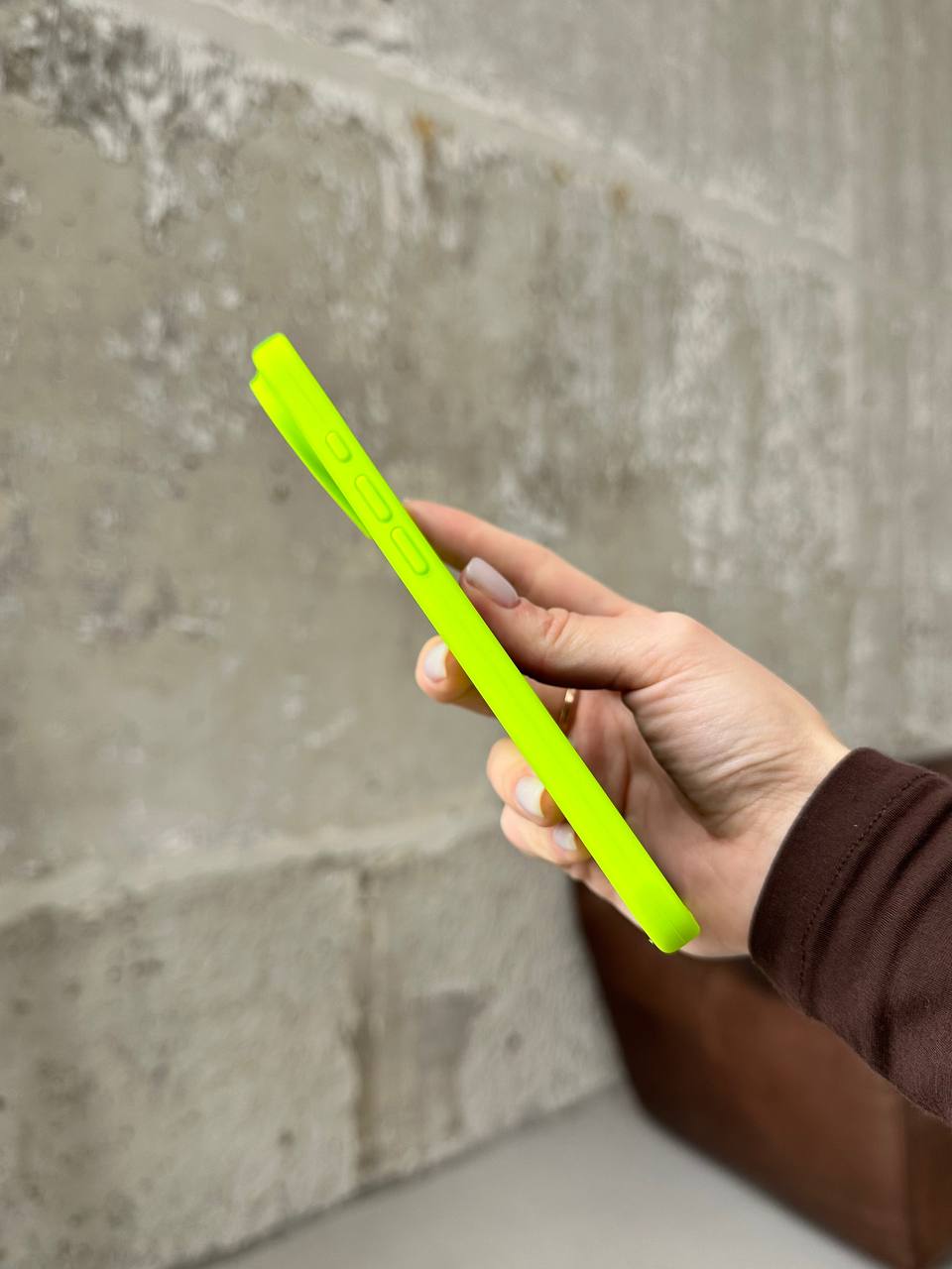 Чохол Silicone case з відкритою камерою на iPhone 17 Air Shiny Green (34)