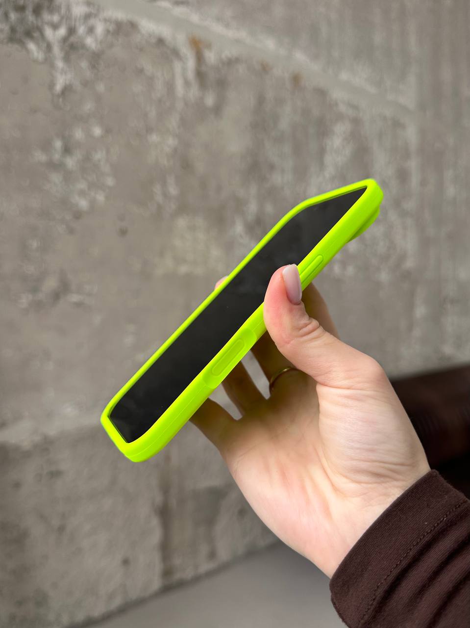 Чохол Silicone case з відкритою камерою на iPhone 17 Air Shiny Green (34)