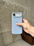 Чохол Silicone case з відкритою камерою на iPhone 17 Air Lilac (05)