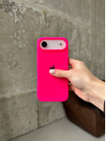 Чохол Silicone case з відкритою камерою на iPhone 17 Air Shiny Pink (35)