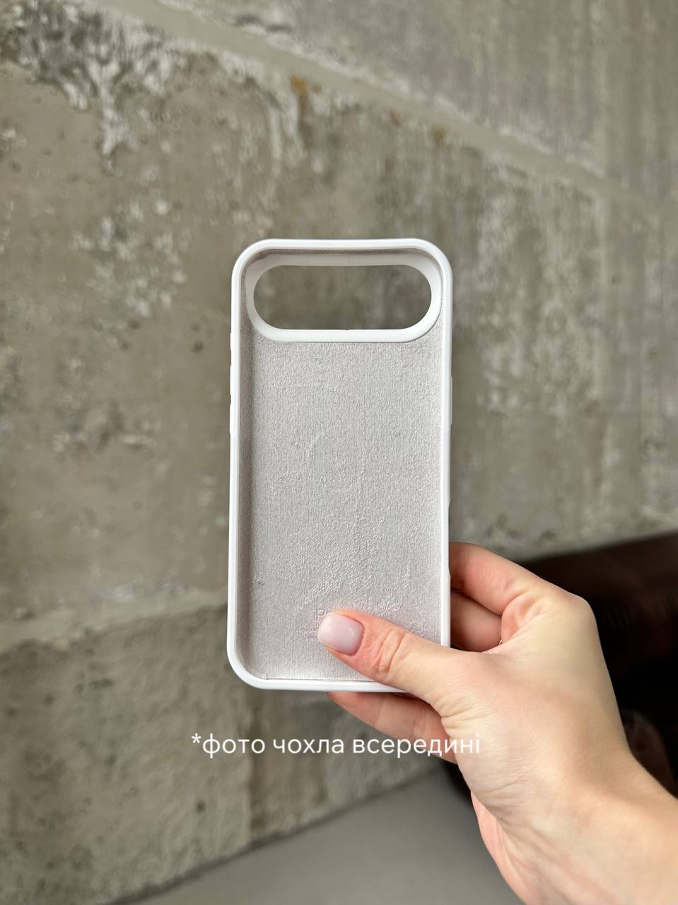 Чехол Silicone case с открытой камерой на iPhone 17 Air Midnight Blue (09)