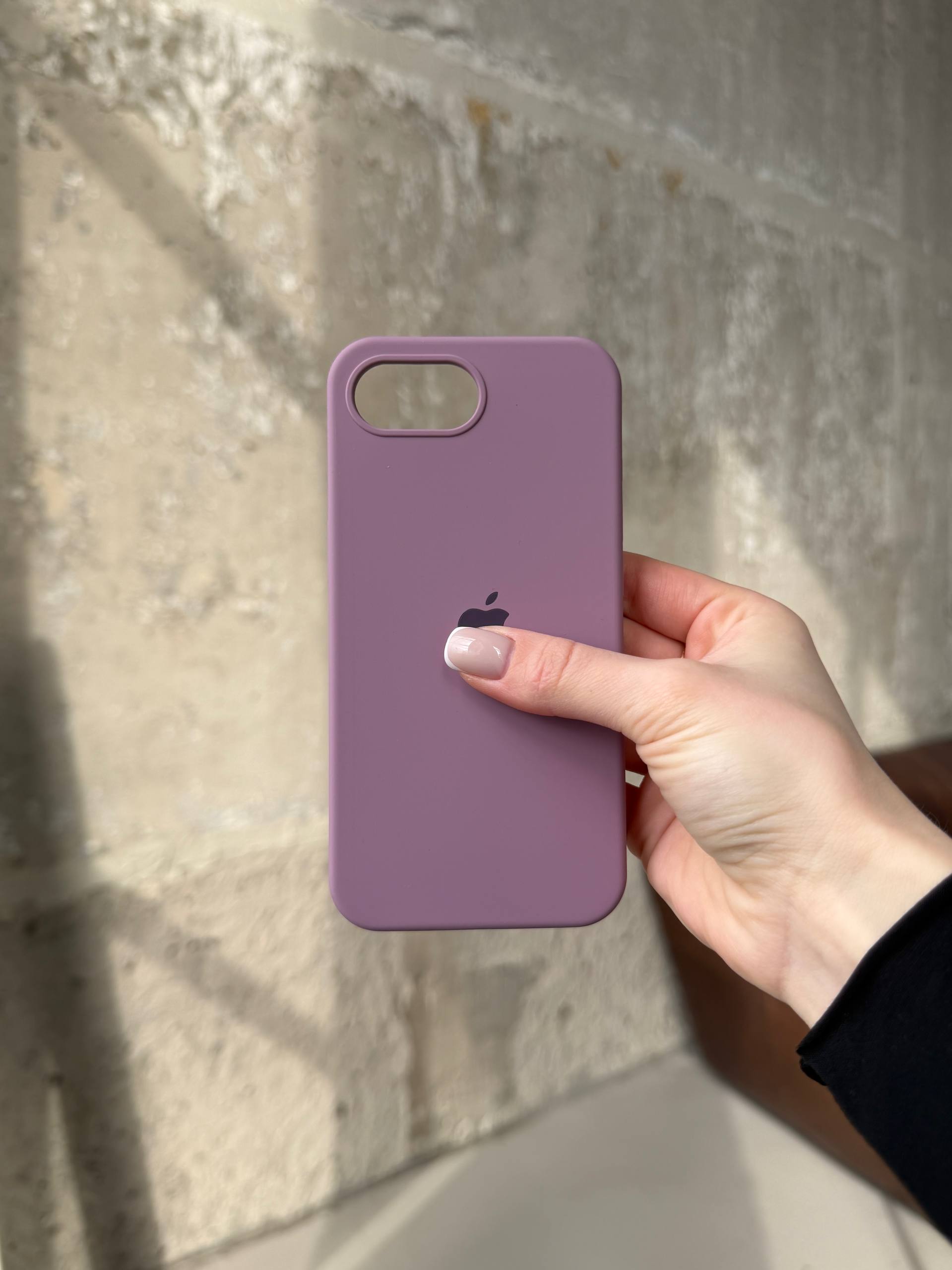 Чохол Silicone case з відкритою камерою на iPhone 16e / 17e Blueberry (20)