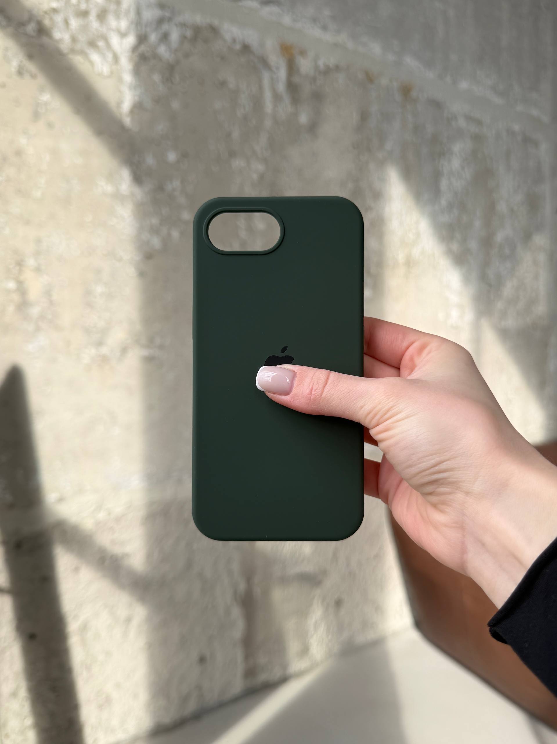 Чохол Silicone case з відкритою камерою на iPhone 16e / 17e Cyprus Green (28)