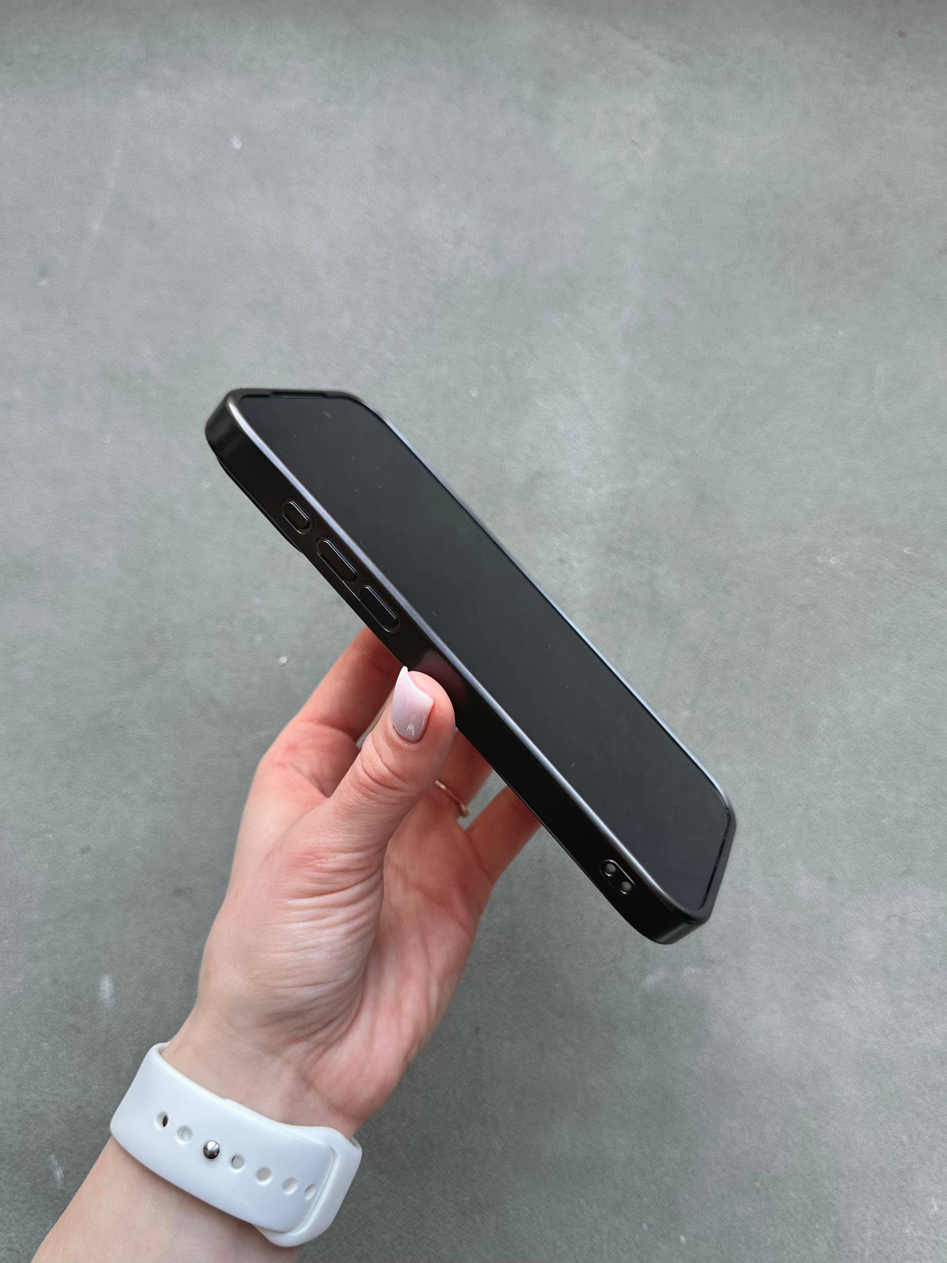 Чехол цветной Shining case с Magsafe на iPhone 17 Pro Max Black