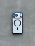 Чохол кольоровий Shining case з Magsafe на iPhone 17 Pro Max Dark Blue