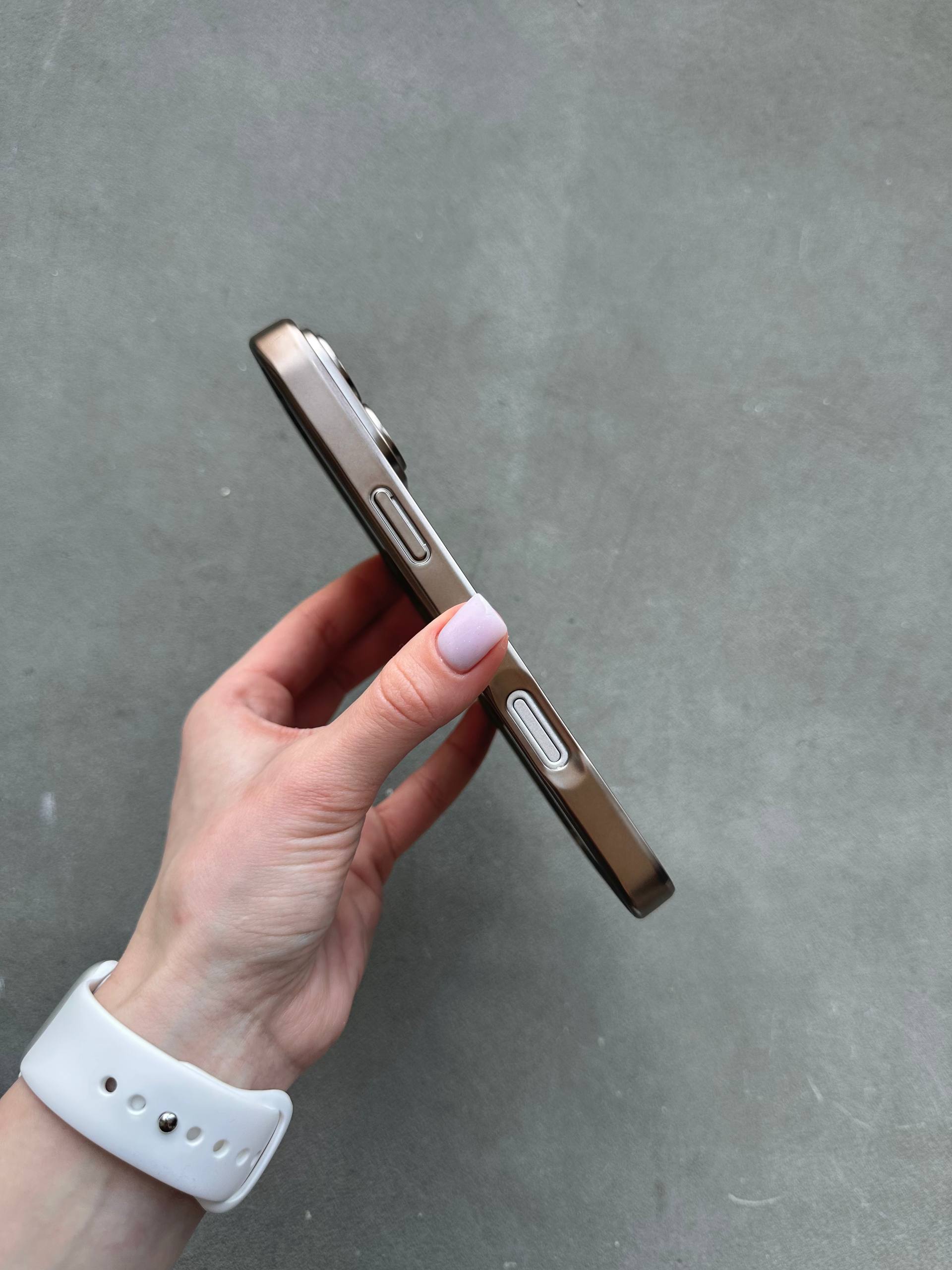 Чехол цветной Shining case с Magsafe на iPhone 17 Pro Max Titan