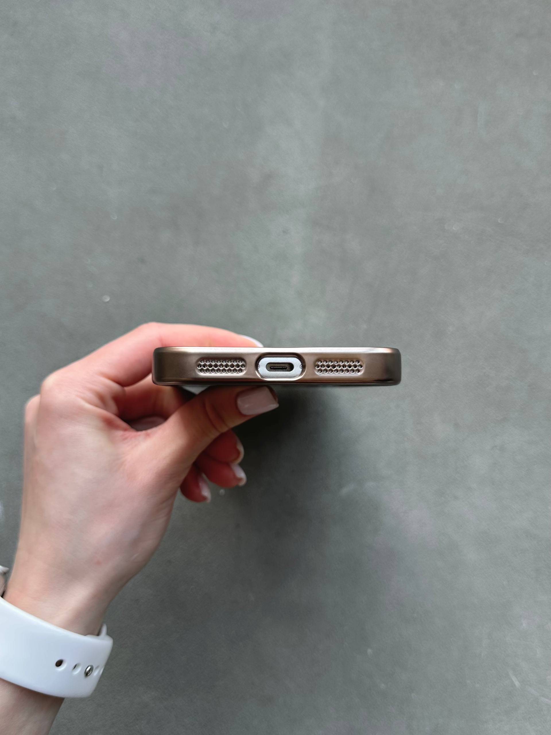Чехол цветной Shining case с Magsafe на iPhone 17 Pro Max Titan