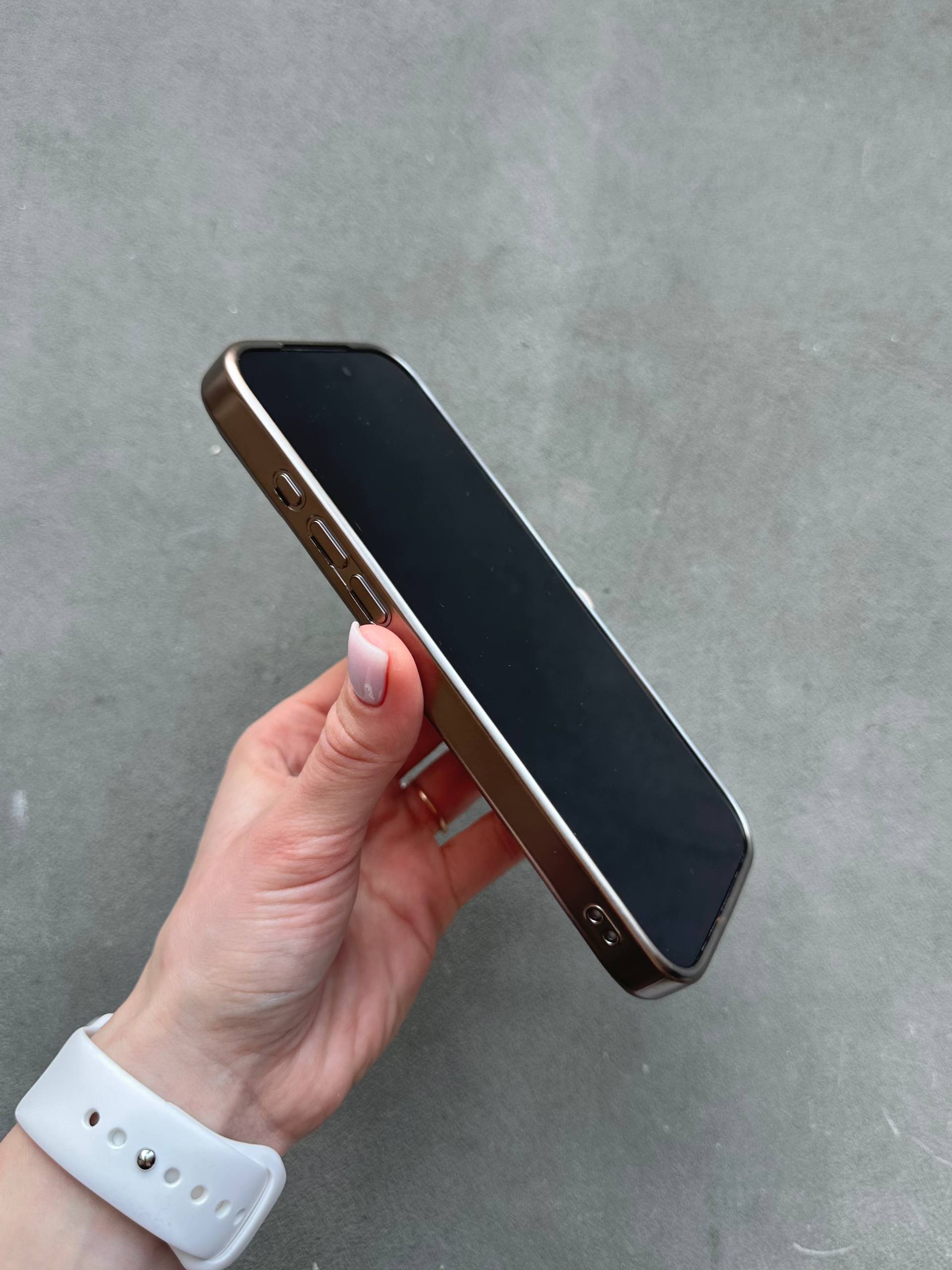 Чехол цветной Shining case с Magsafe на iPhone 17 Pro Max Titan