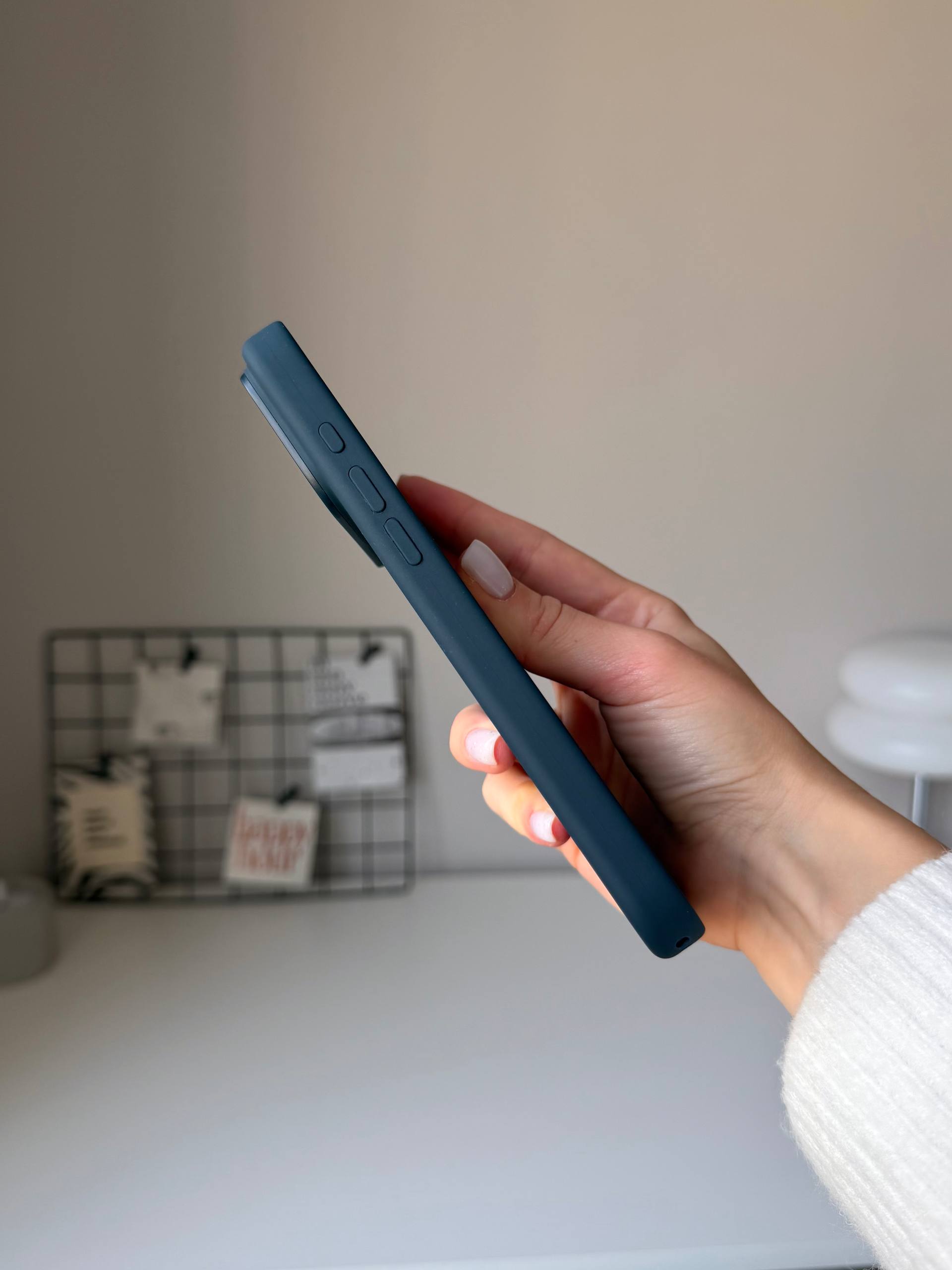 Чехол Silicone case с Magsafe на iPhone 18 Pro Navy Blue (04)