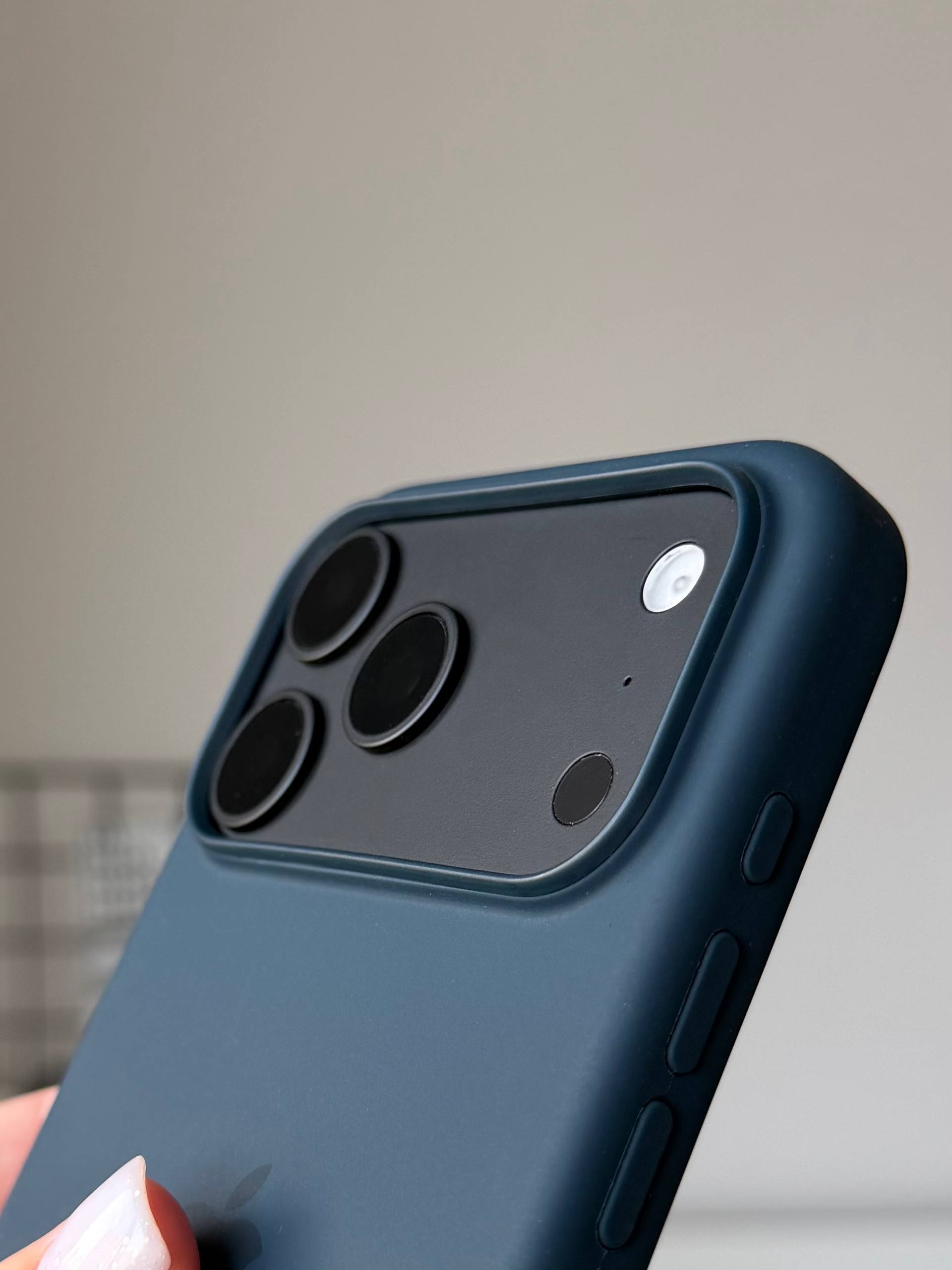 Чехол Silicone case с Magsafe на iPhone 18 Pro Navy Blue (04)