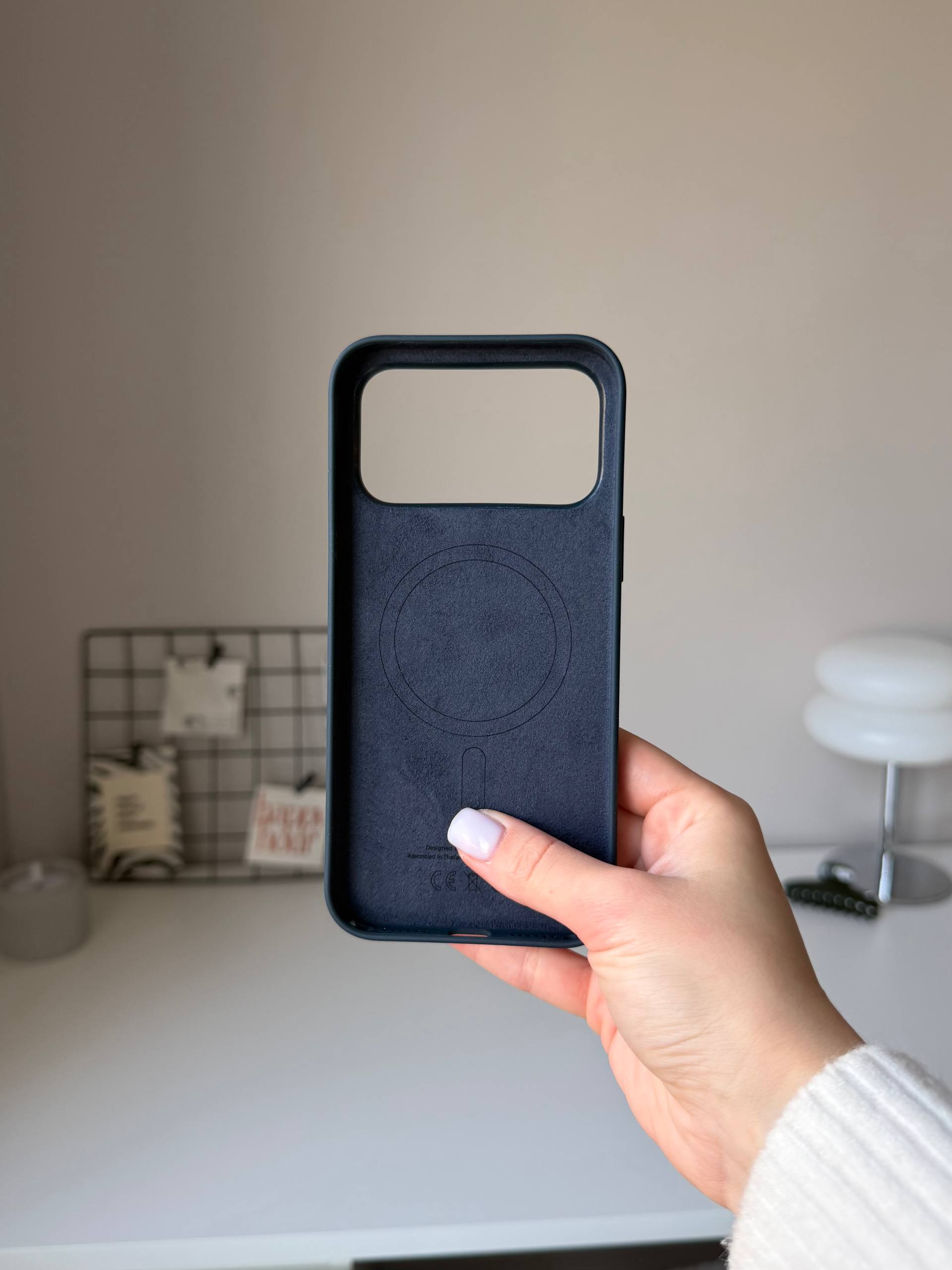 Чехол Silicone case с Magsafe на iPhone 18 Pro Navy Blue (04)